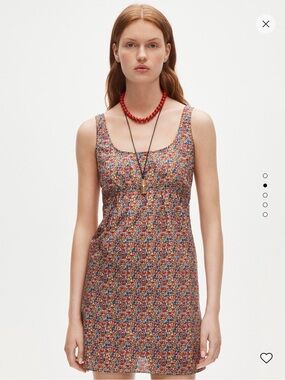 Jcrew Liberty Fabric Floral Mini Dress